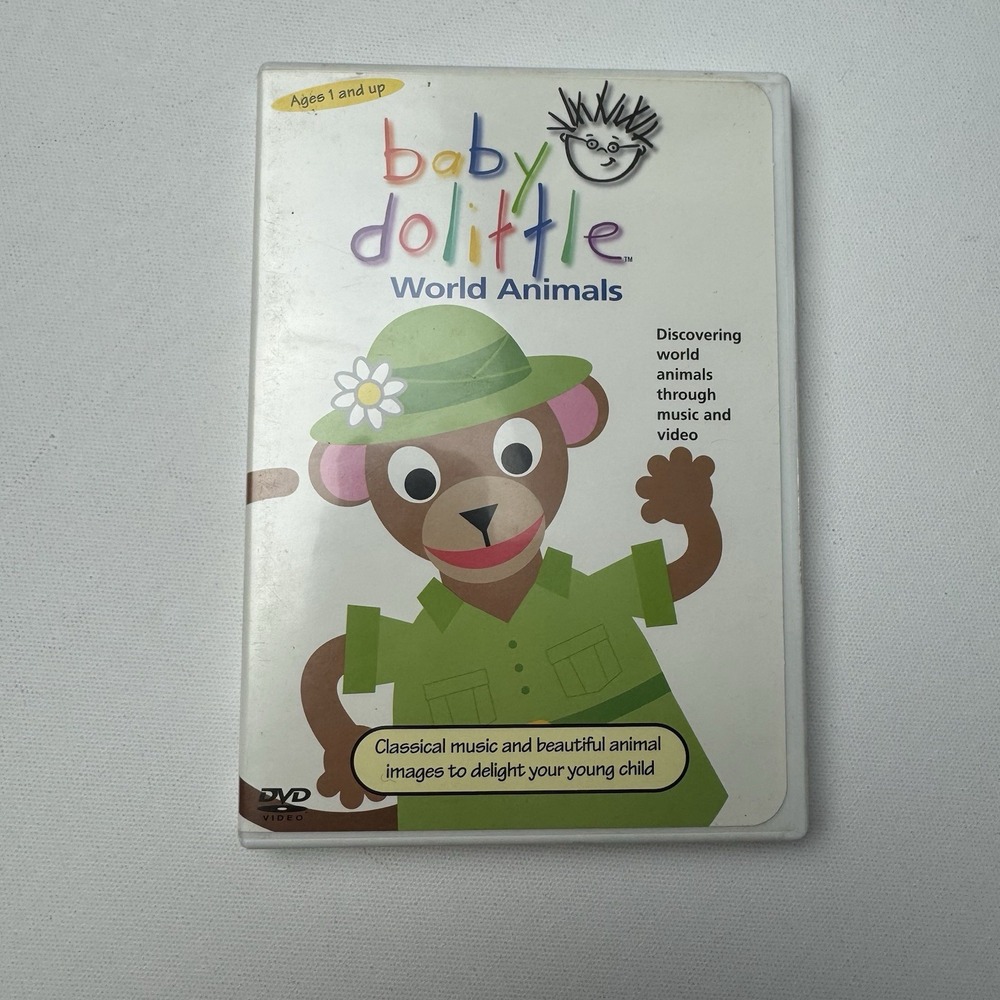 RARE Baby Einstein Baby Dolittle World Animals FHE DVD - With Parents Guide